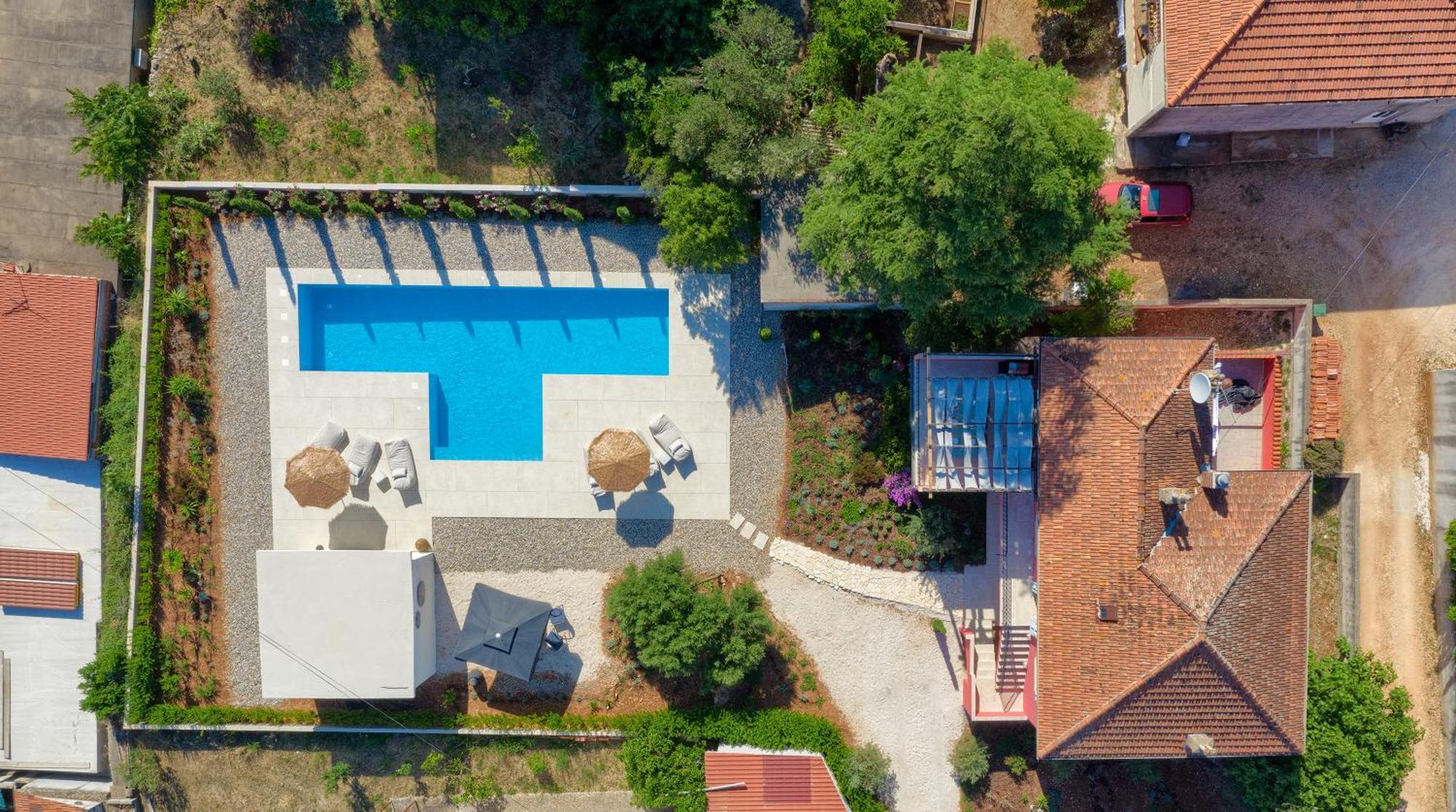 Hvar Luxury Villa And Pool With View In Heart Of Stari Grad Stari Grad  Extérieur photo