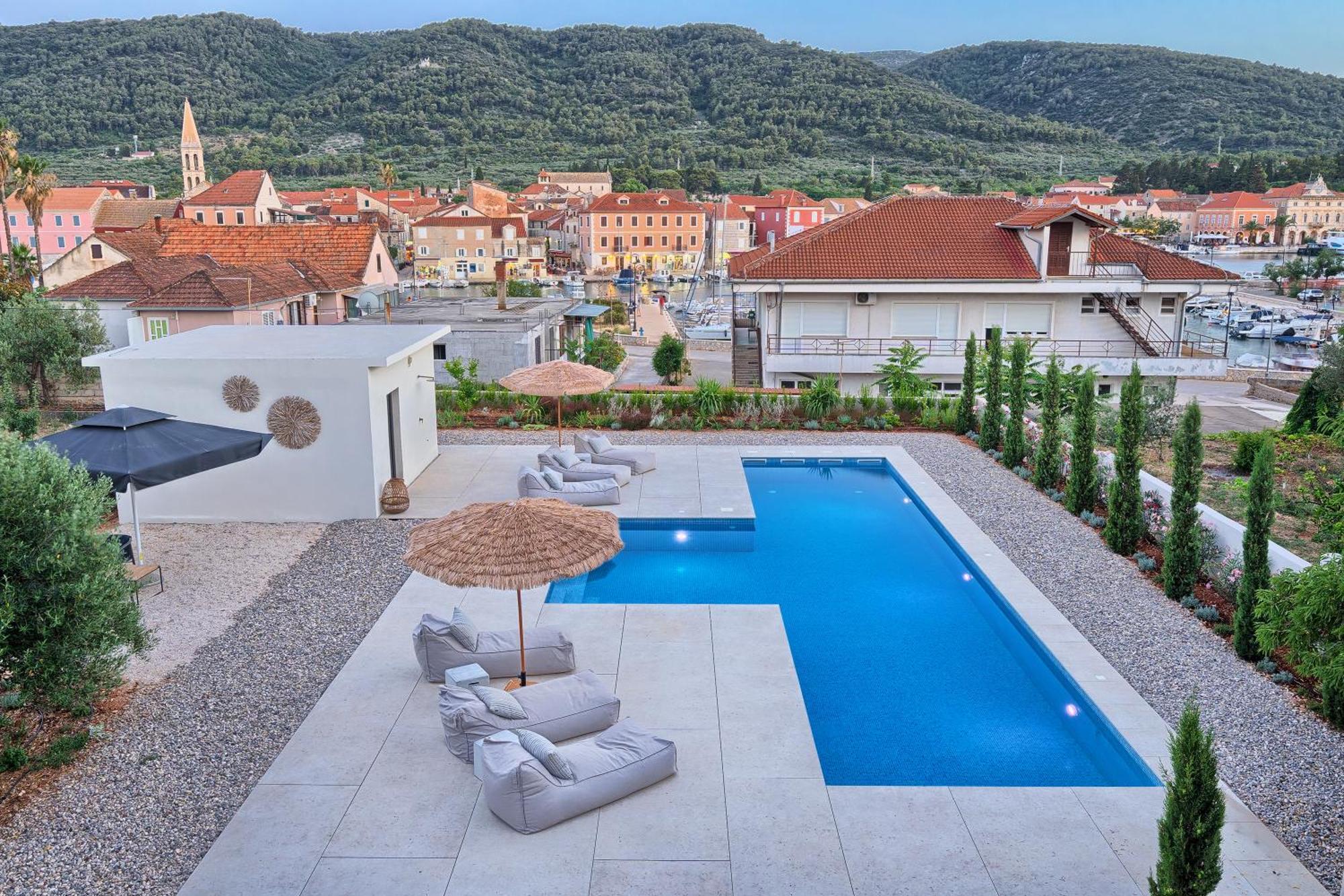 Hvar Luxury Villa And Pool With View In Heart Of Stari Grad Stari Grad  Extérieur photo